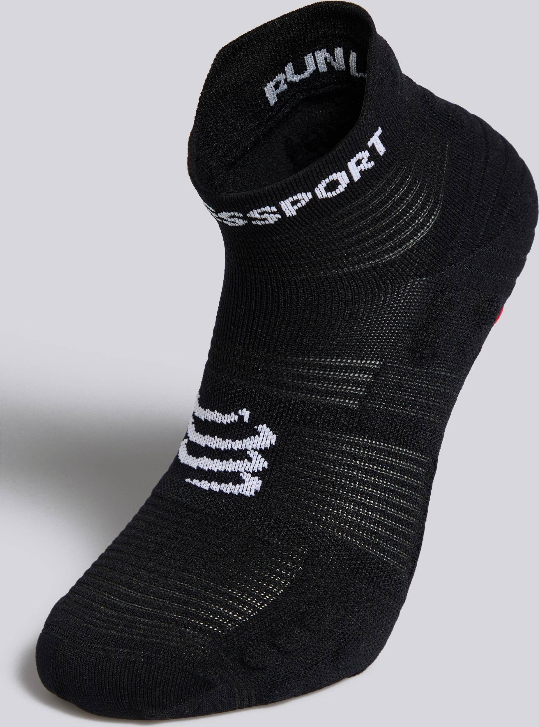Pro Racing Socks v4.0 Run Low - Black/White