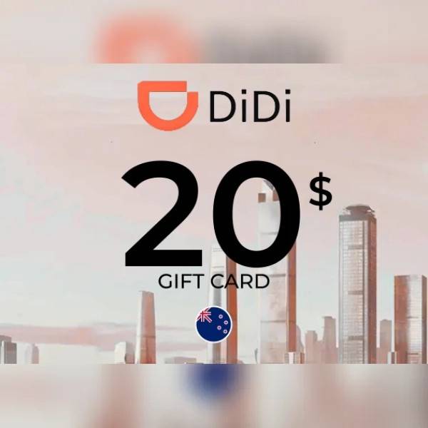 Didi Rideshare Gift Card 20 NZD