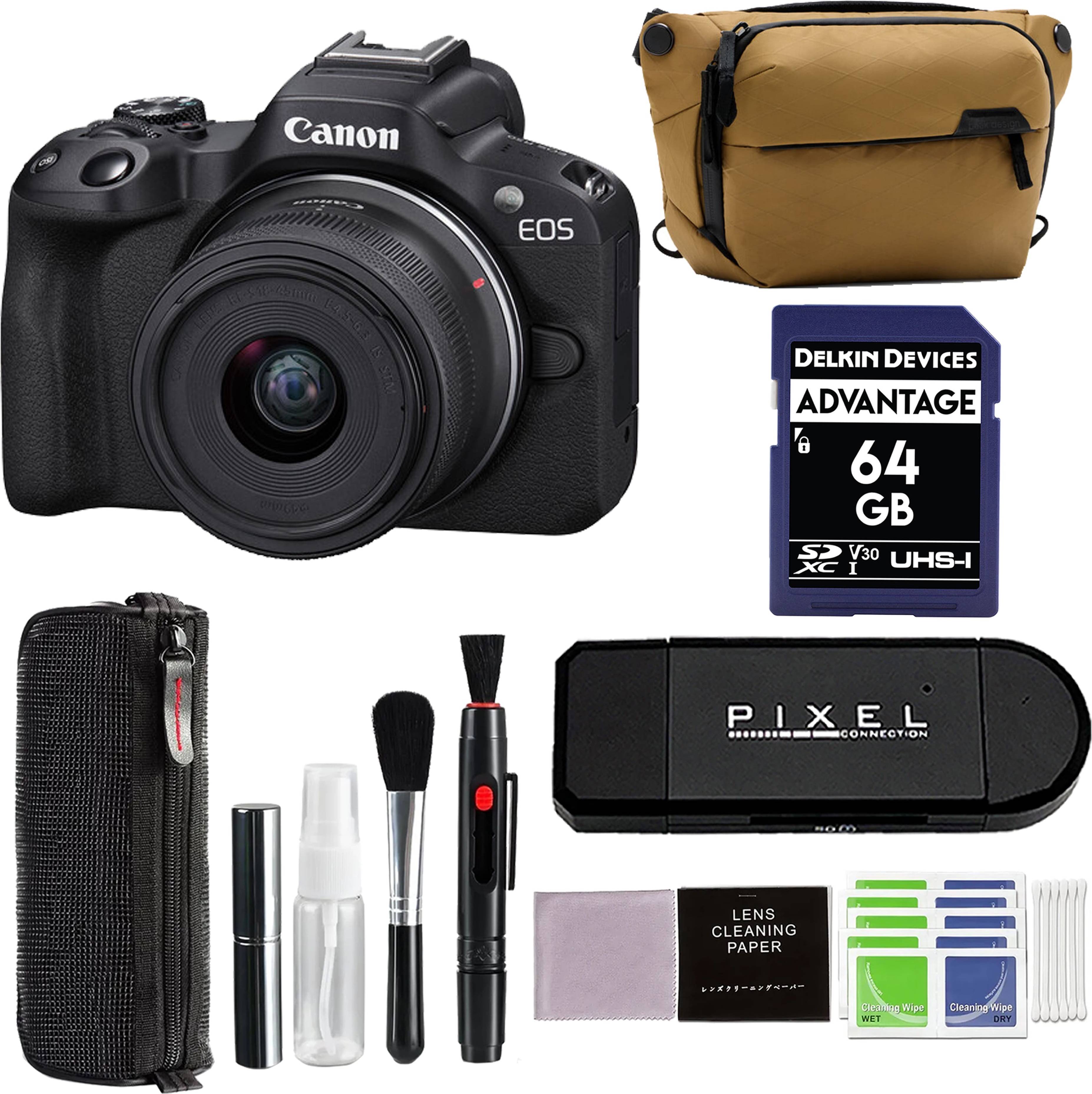 Camera canon eos r50 Canon EOS R50 Mirrorless Camera Lens Kit