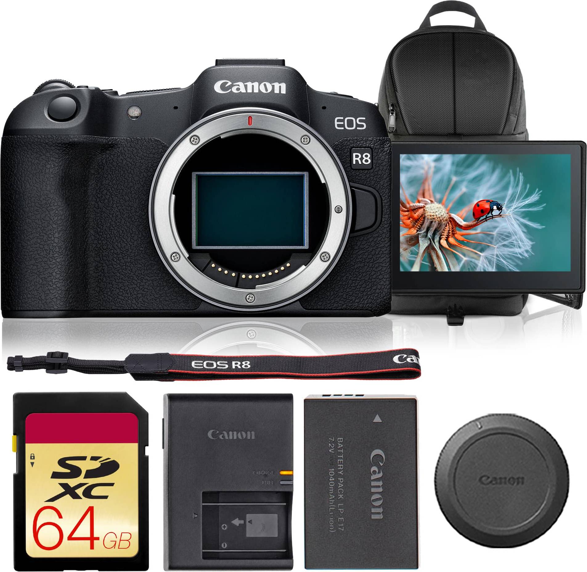 Eos r8 Canon EOS R8 Mirrorless Camera with Cropping Guide Firmware