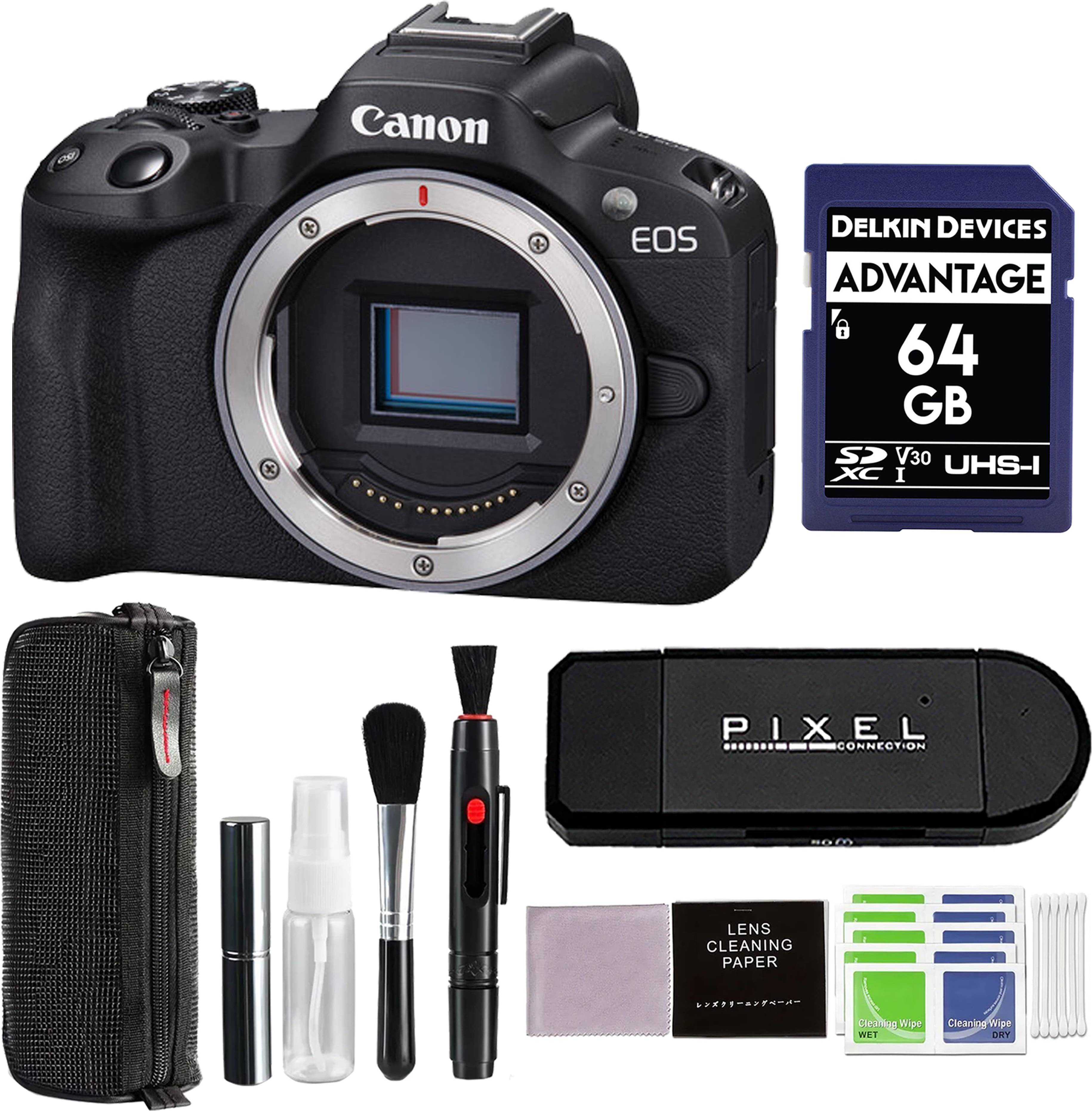 Vlogging camera Canon EOS R50 Mirrorless Vlogging Camera Bundle