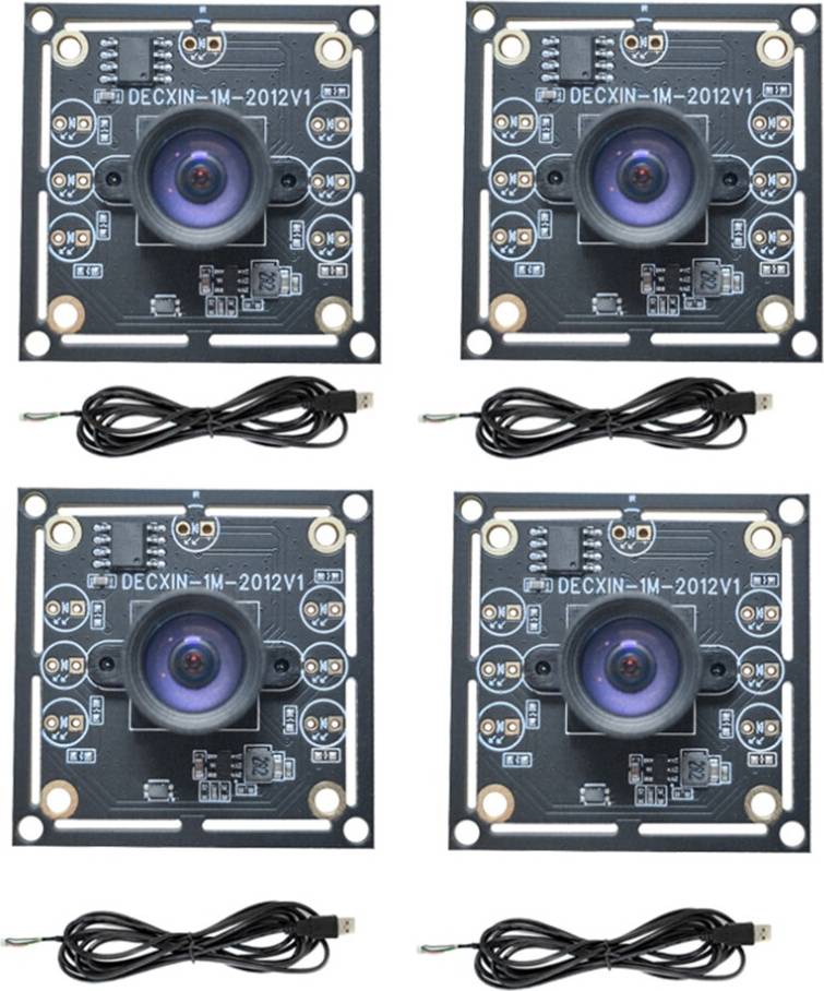 Melitt 4PCS 100 Degree Camera Module 1MP