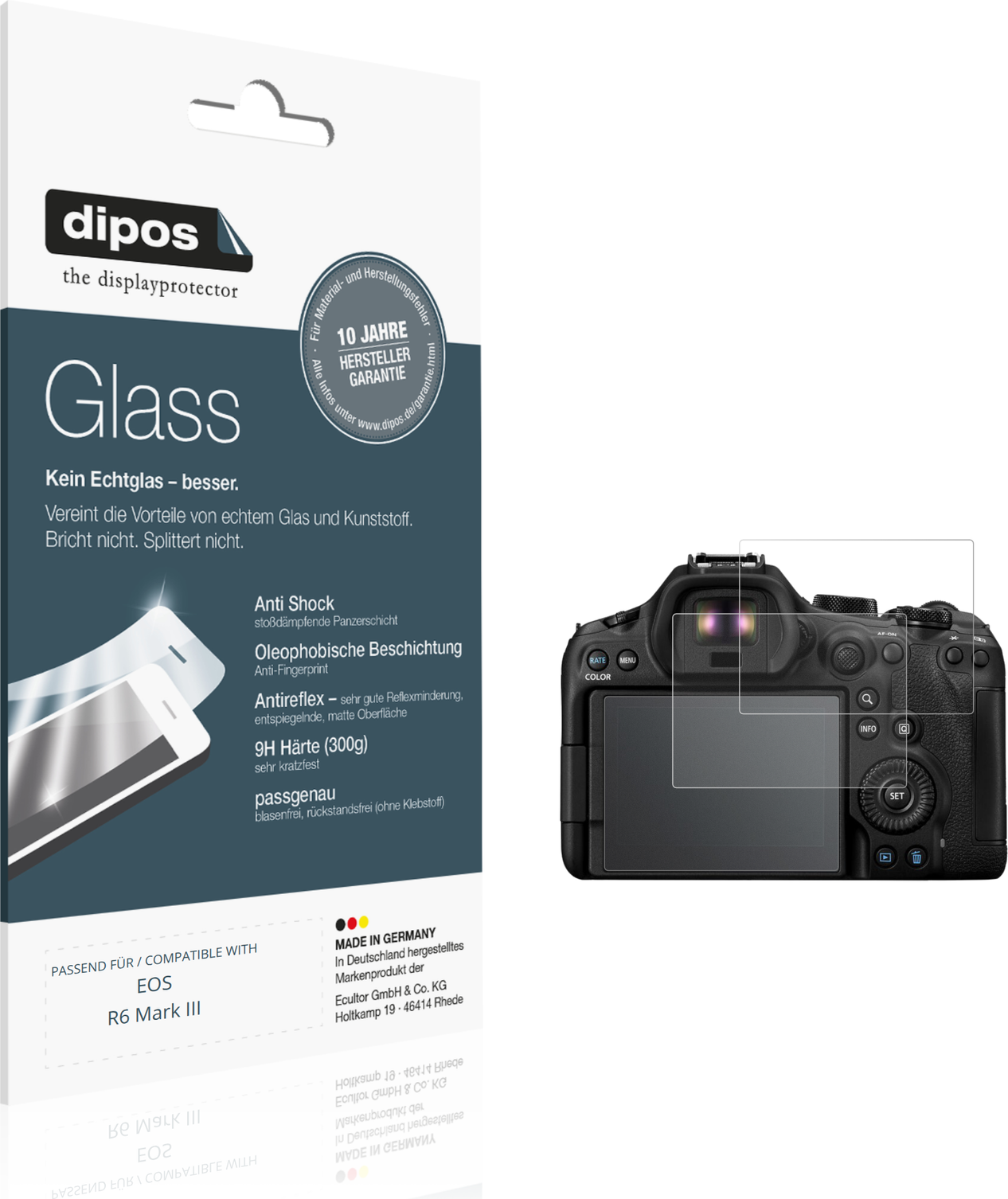 Eos r6 mark iii Dipos Screen Protector For Eos R6 Mark III Matte