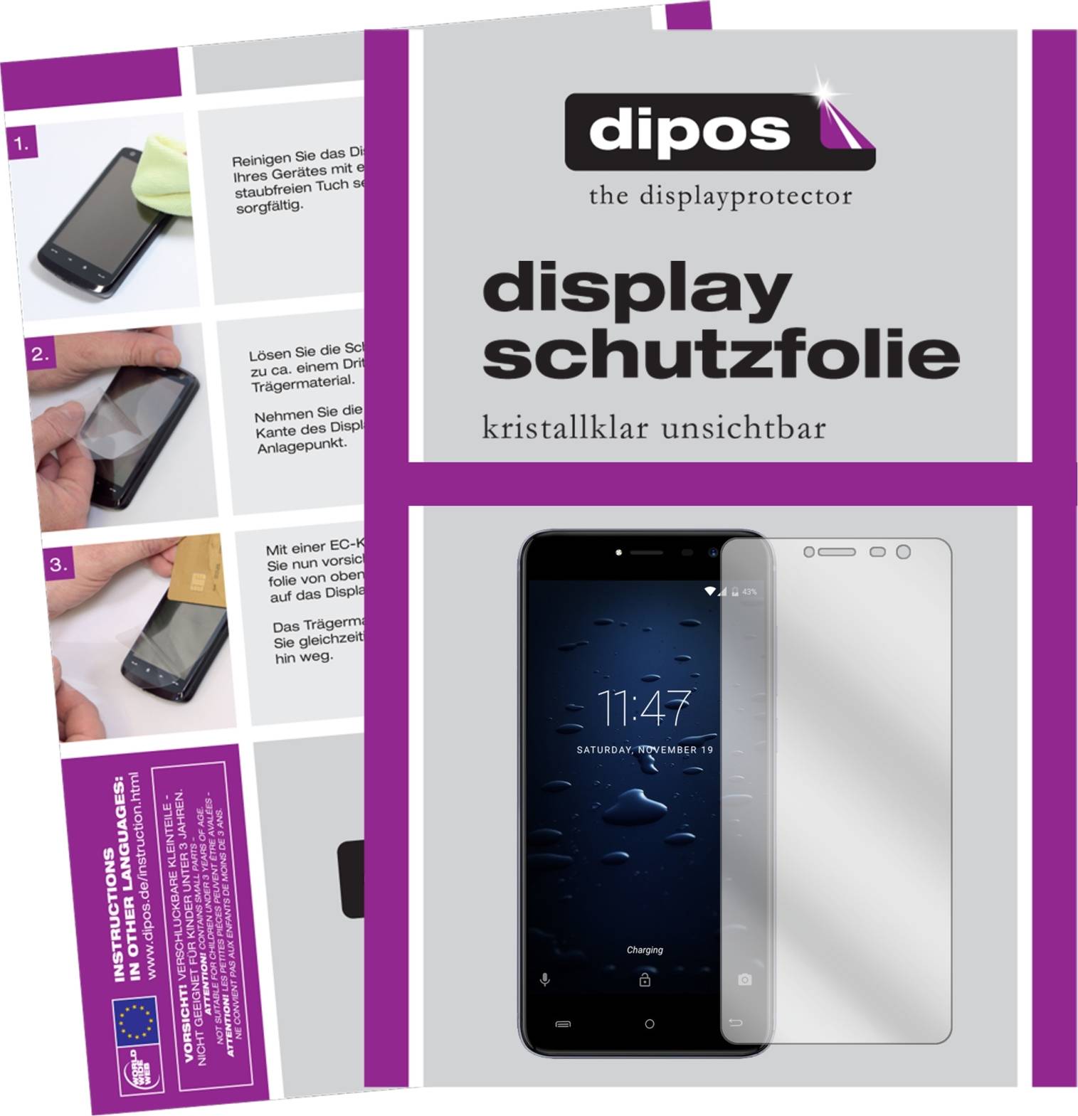 Dipos Screen Protector For Cubot Note Plus