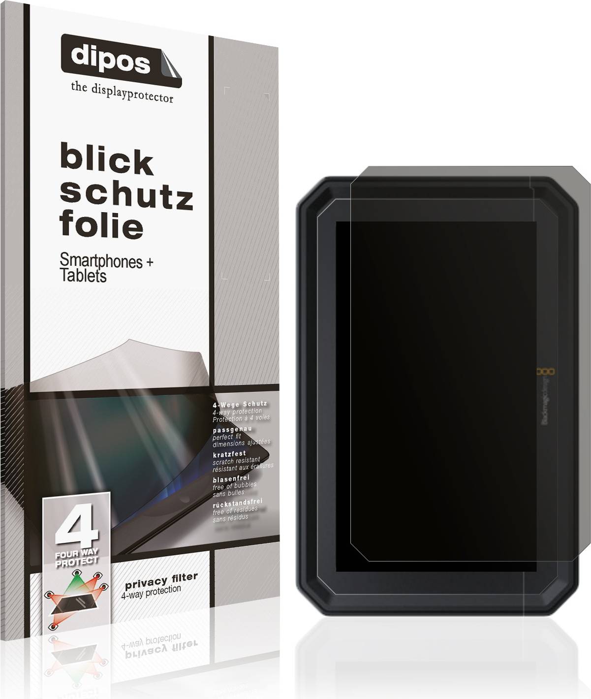 Blackmagic 6k Dipos Screen Protector For Blackmagic Design Pyxis 6k Monitor