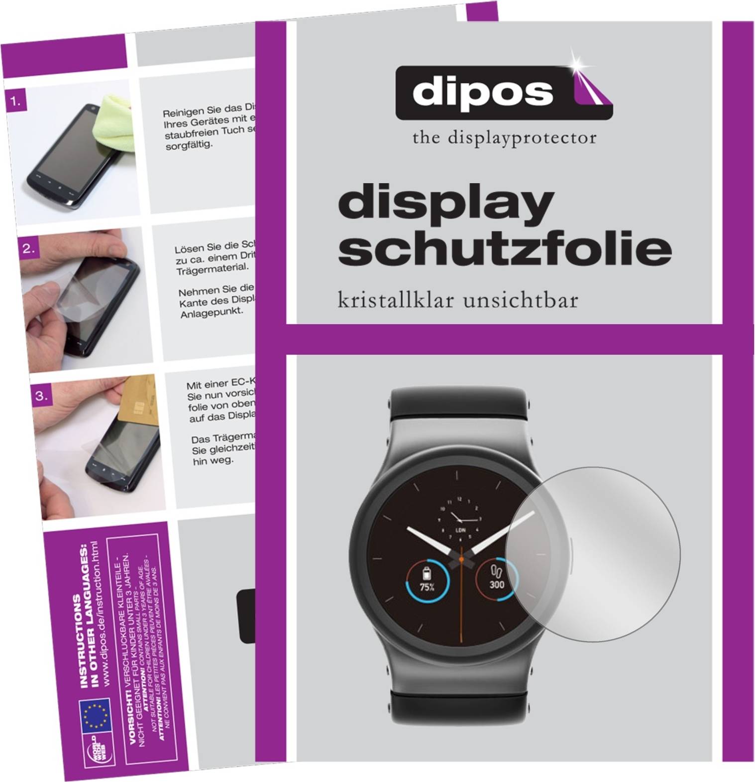 Dipos Screen Protector For Uhr 45 Mm