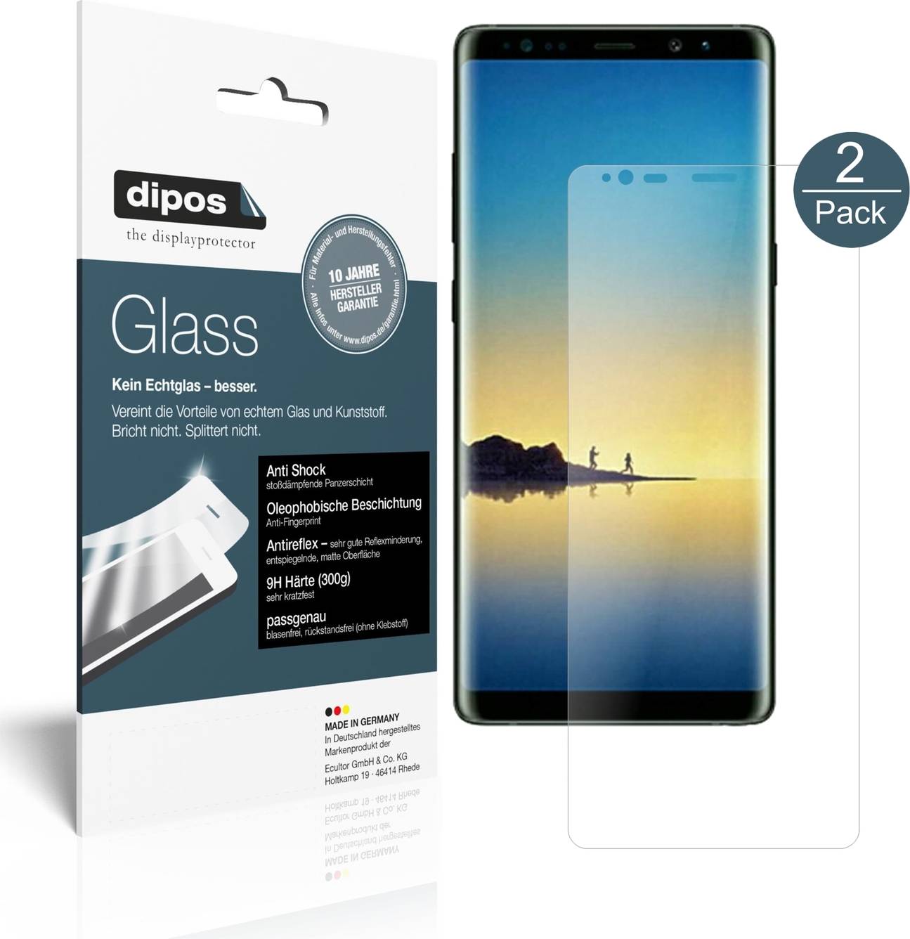 Dipos Screen Protector For Samsung Galaxy Note 8 Matte