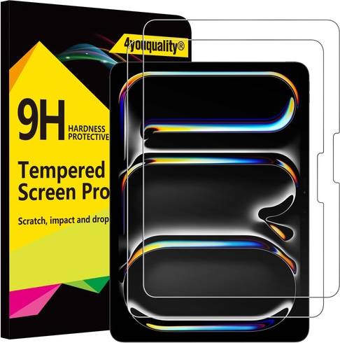 Ipad pro 11 m5 4youquality 2-Pack Screen Protector For Ipad Pro 11 Inch M5 M4