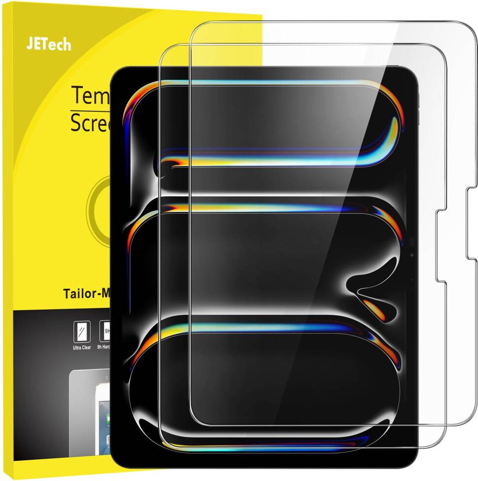 Ipad pro m5 13 JeTech Screen Protector for iPad Pro 13 Inch M5 M4 2-Pack