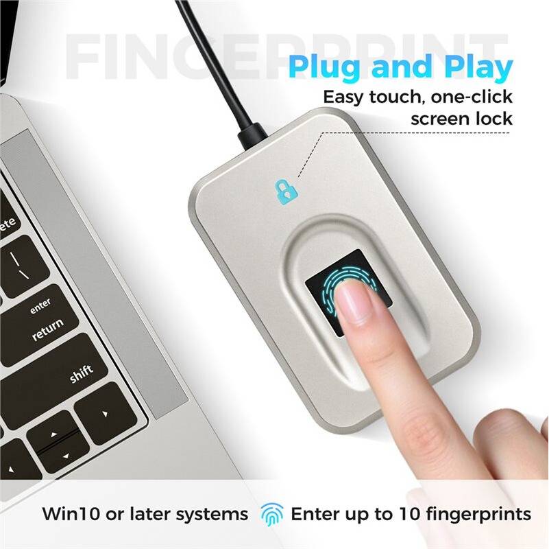 Windows 11 key Hello 10 11 Biometric Fingerprint Login USB Reader Module