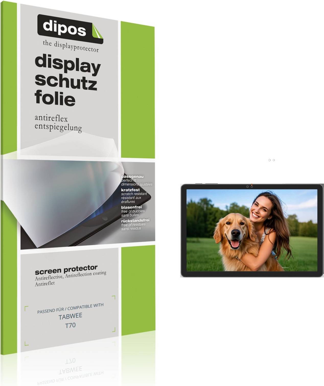 Dipos Screen Protector For Tabwee T70