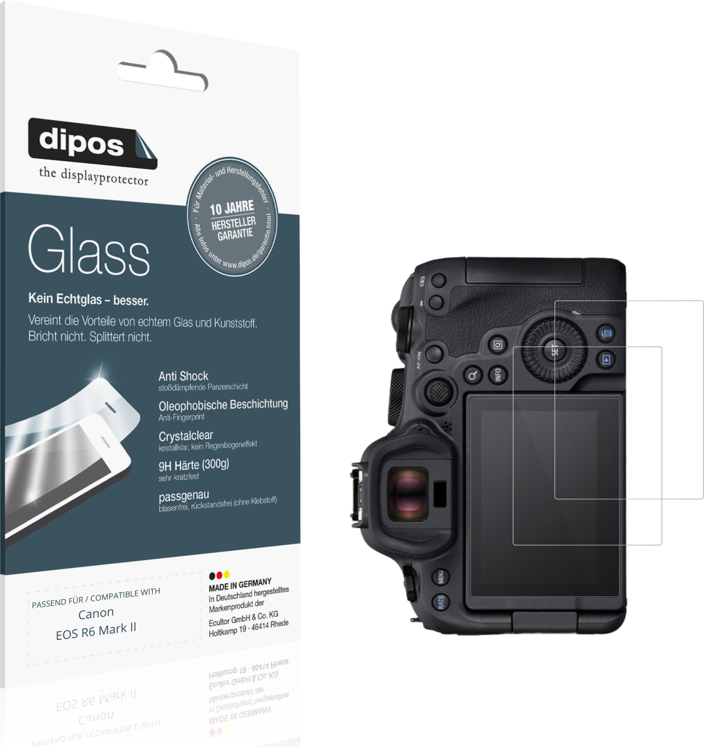 Canon eos r6 ii Dipos Screen Protector For Canon Eos R6 Mark Ii