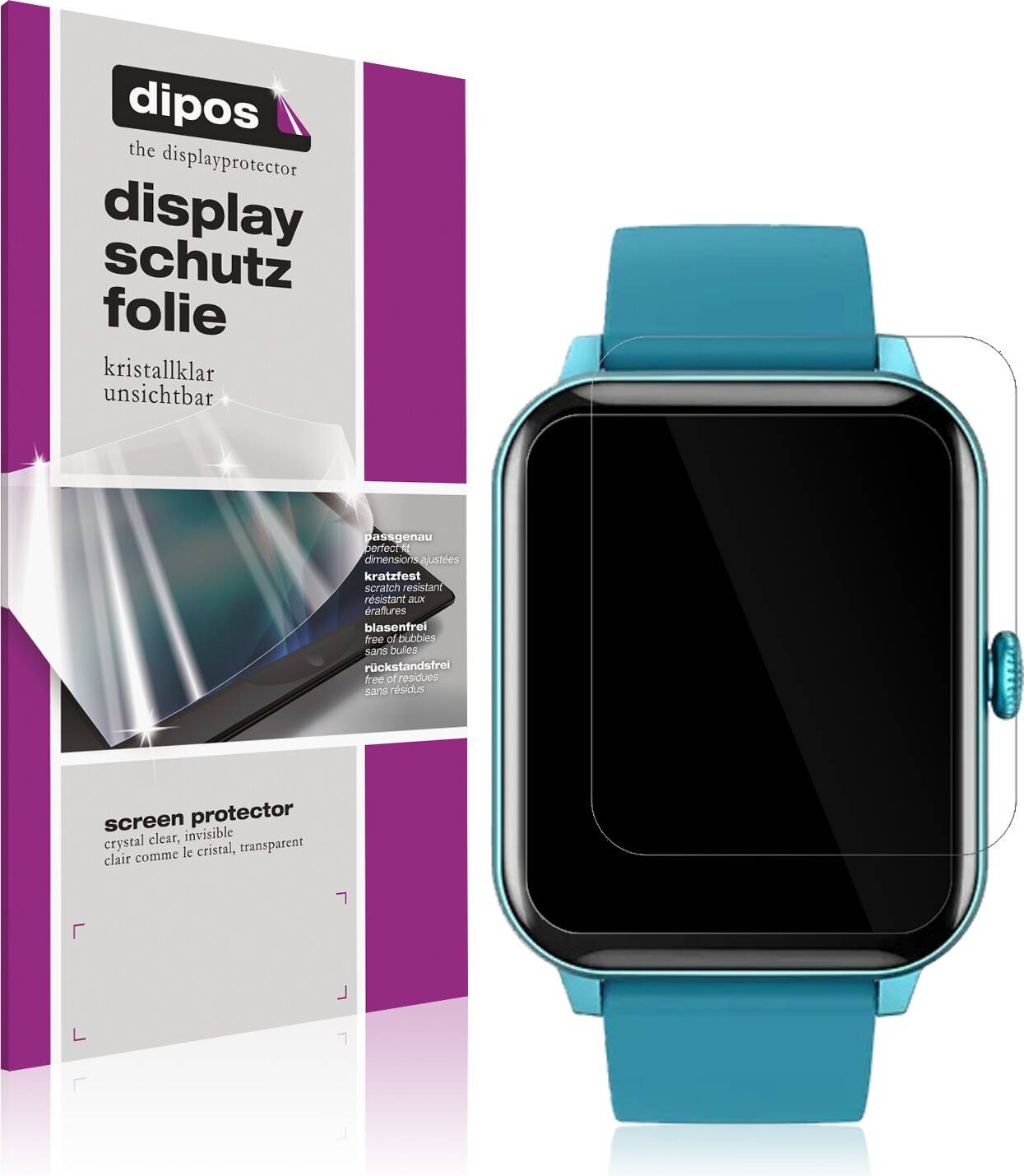 Dipos Screen Protector For Fireboltt Ninja Calling