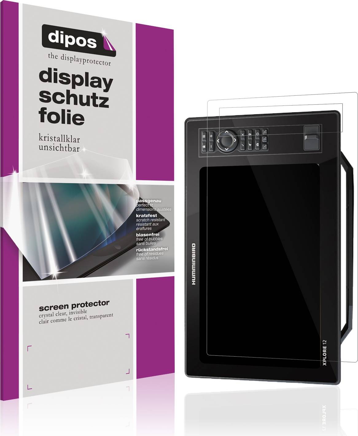 Dipos Screen Protector For Humminbird Xplore 12