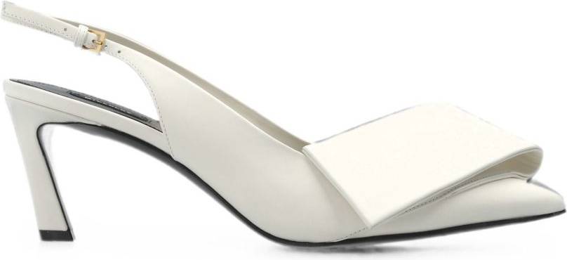 Givenchy Twisted Ribbon Slingbacks Leather Pumps