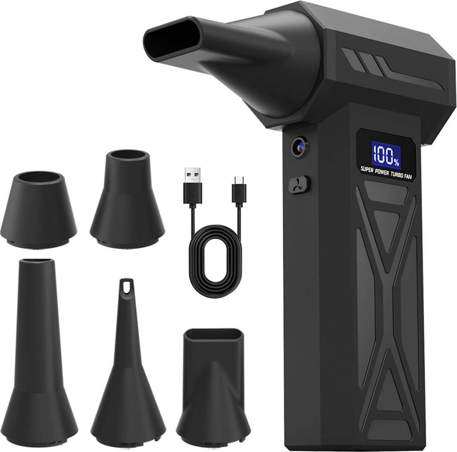 Karymi Portable Air Duster 110000 RPM LED Display