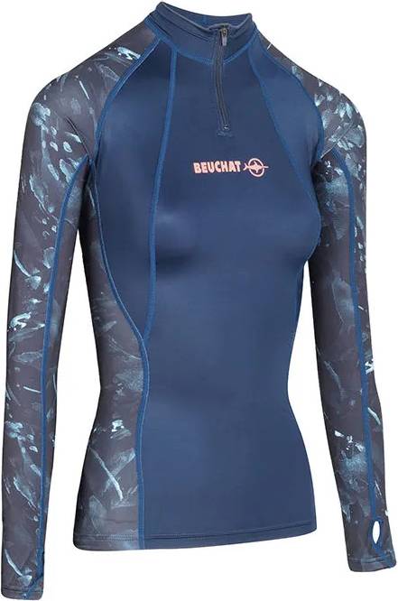 Atoll Long Sleeve Rash Guard - Blue