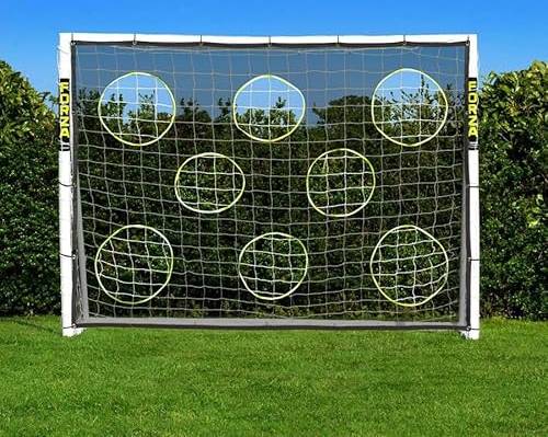 Forza 8ft x 6ft Football Goal All Weather uPVC Frame
