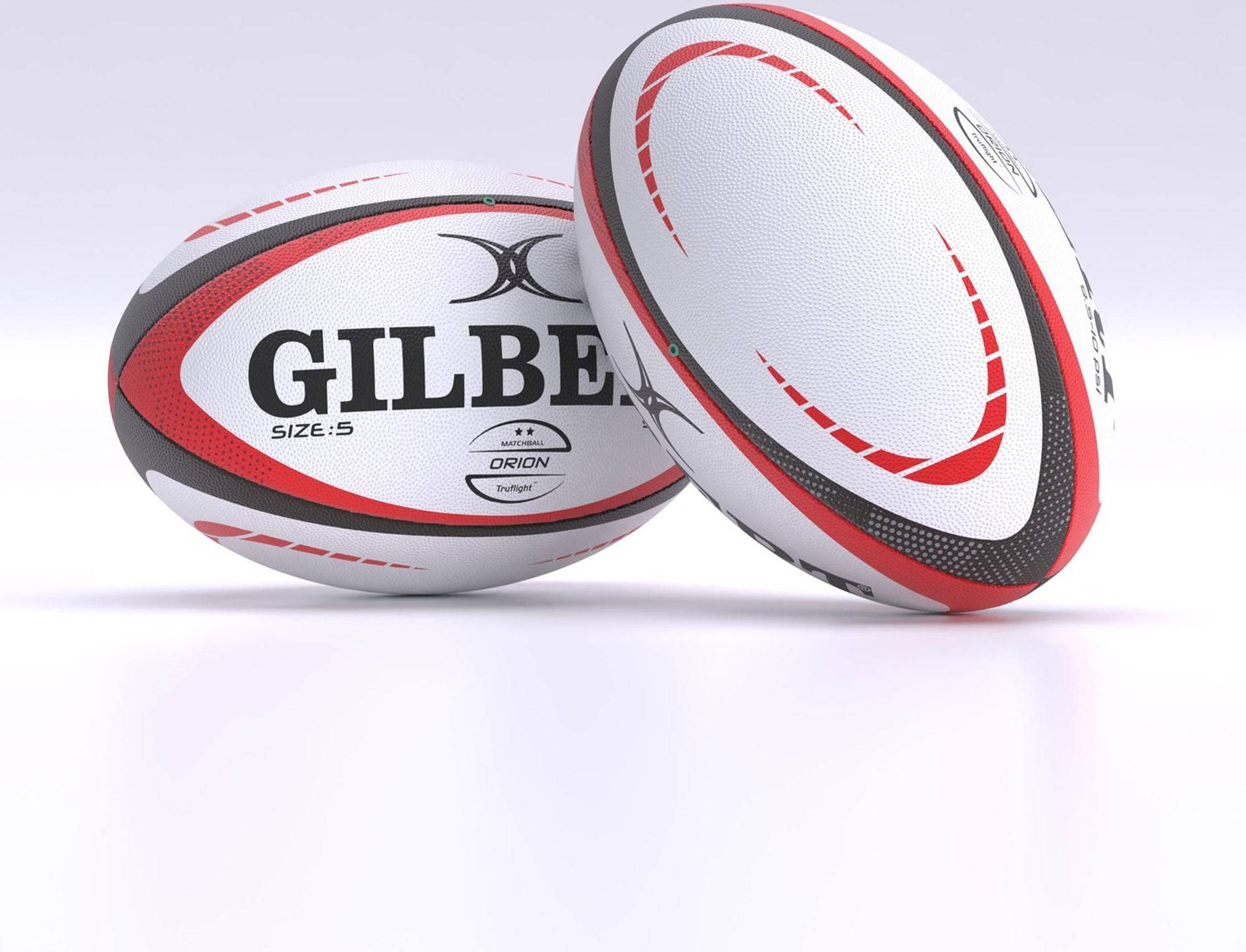 Gilbert Orion Rugby Match Ball Red