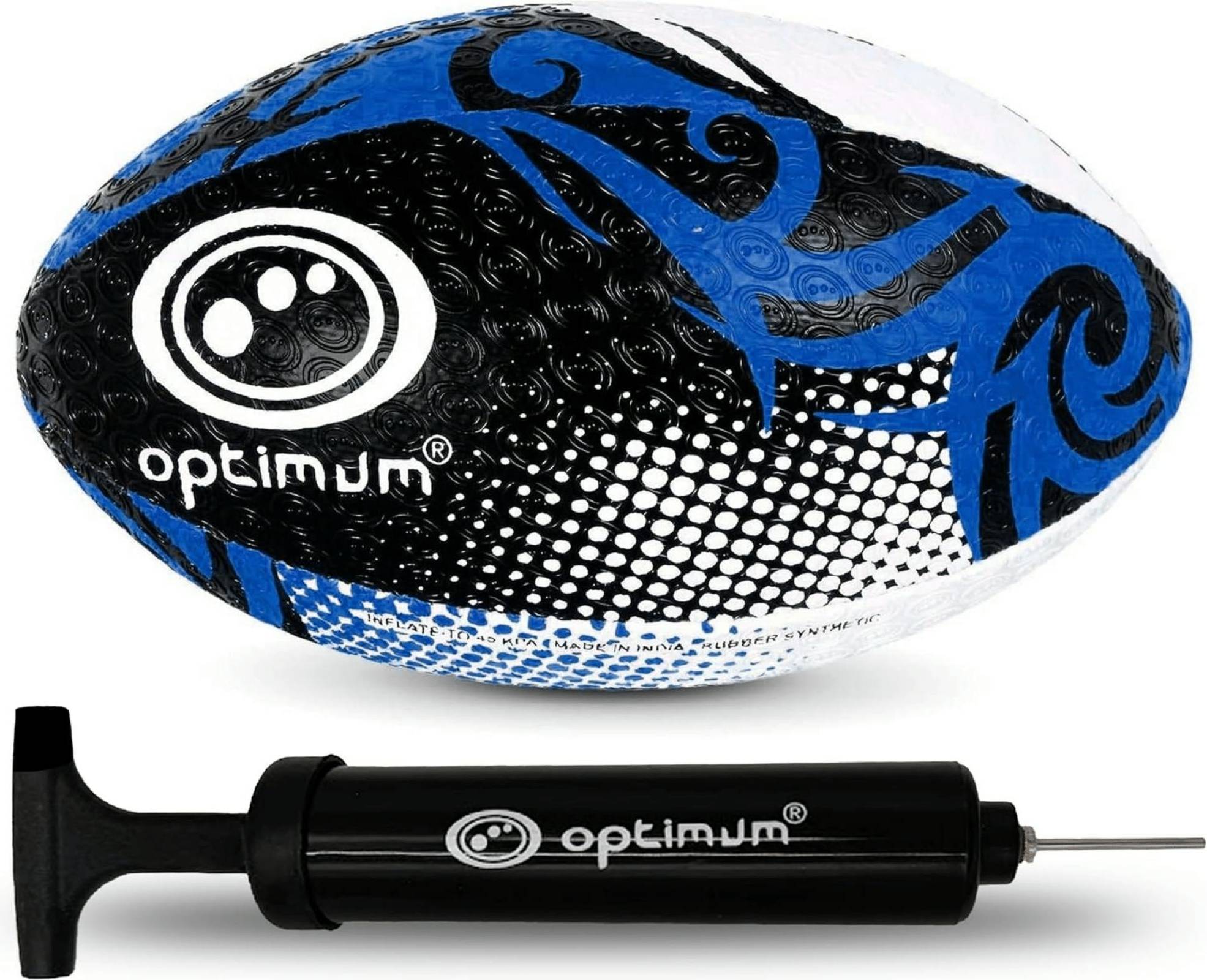 Optimum Razor Rugby Ball Size 5 With Pump