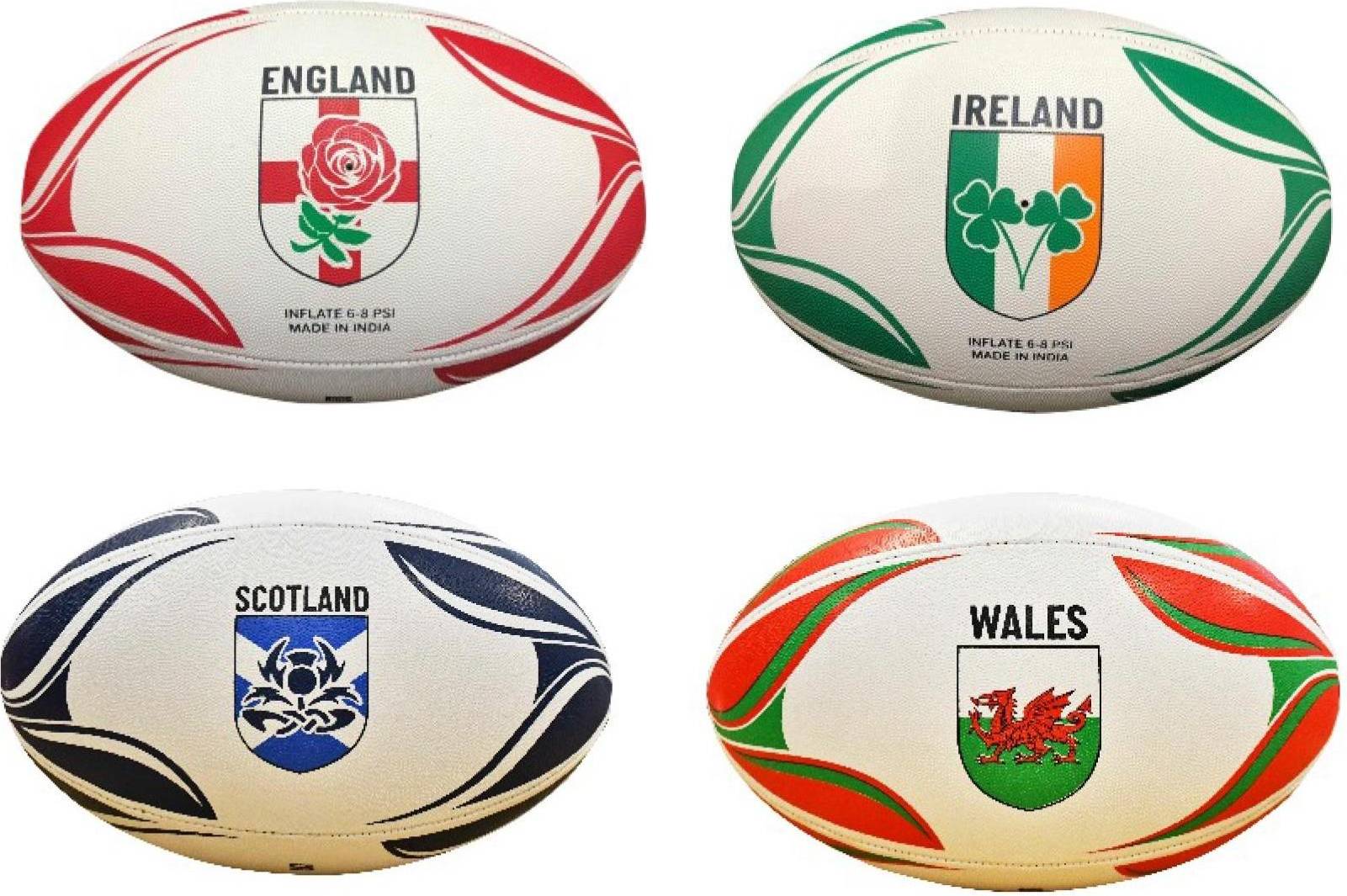 Gioco England FA Rugby Ball Game 5 Red White
