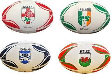 Gioco Ireland Rugby Ball Green 5 Pack