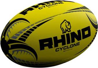 Rhino Cyclone Training Rugbyball Gelb