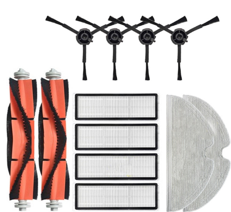 Exogio Main Roller Side Brush Filter Mop Rag