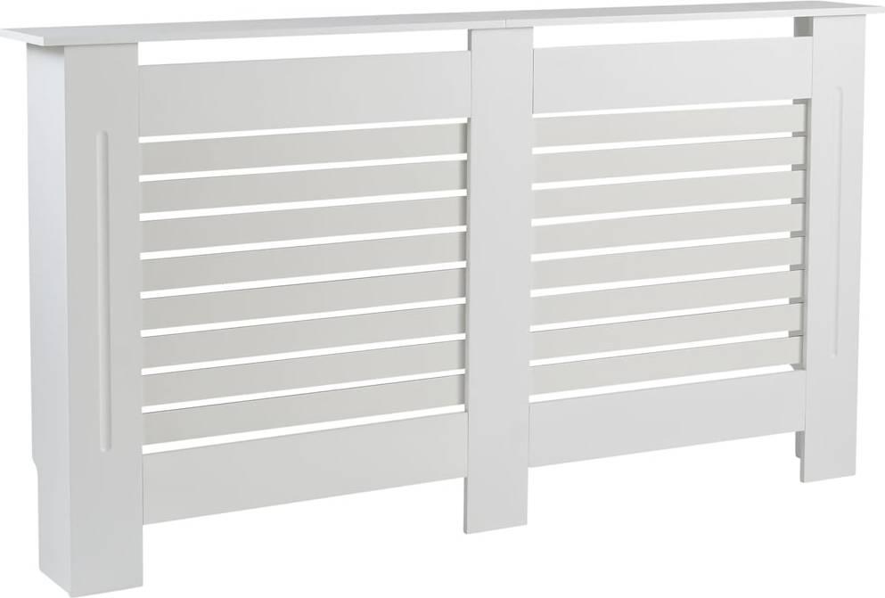 Large radiator covers Home Source York White Large Radiator Cover