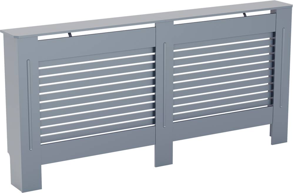 Vida Designs Milton Grey Extra Large Radiator Cover