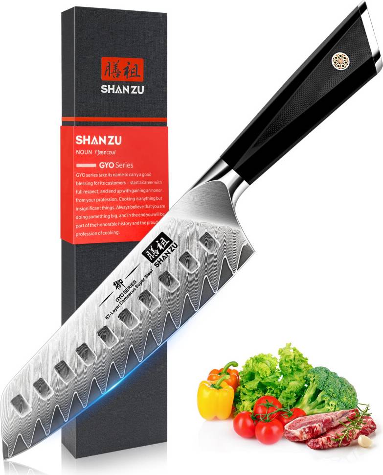 Damascus 7 Inch Japanese Kitchen Chef