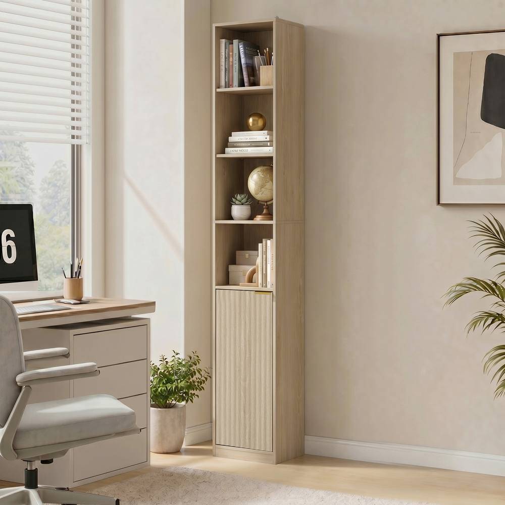 Homcom Bookcase Adjustable Shelf 6-Tier Book Shelf