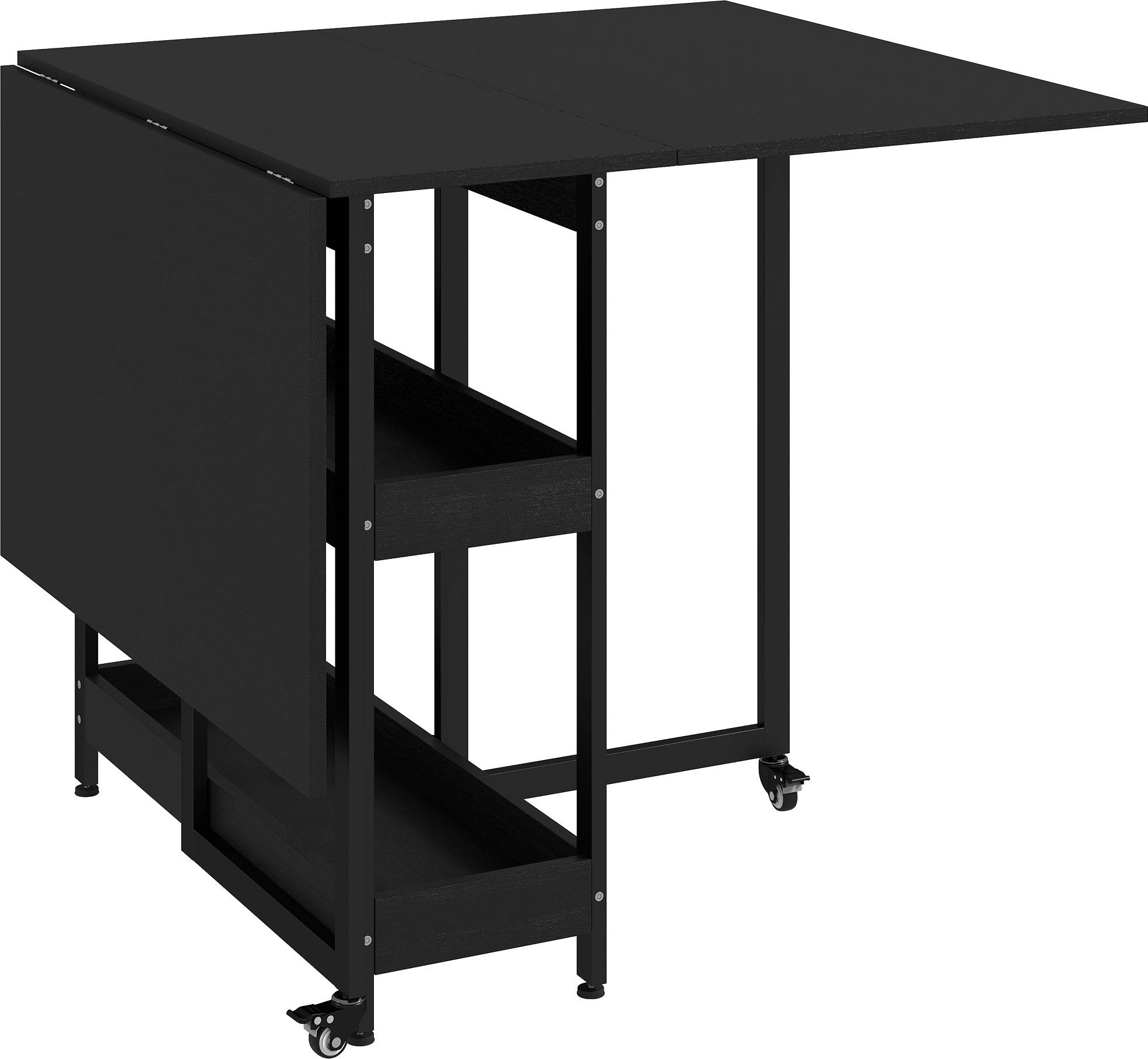 Homcom Folding Drop Leaf Dining Table Dining Table