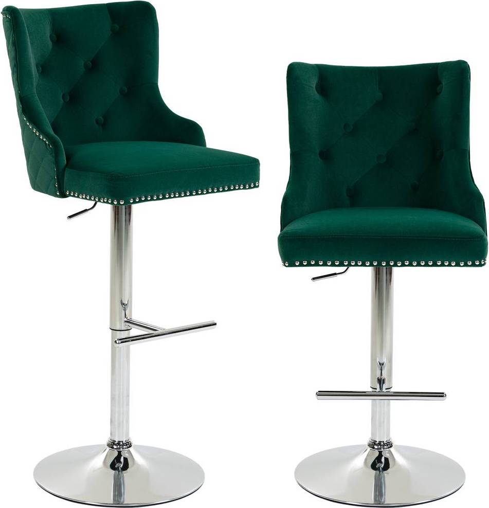 Homcom Bar Stools Set 2 Modern Swivel Barstol 2stk
