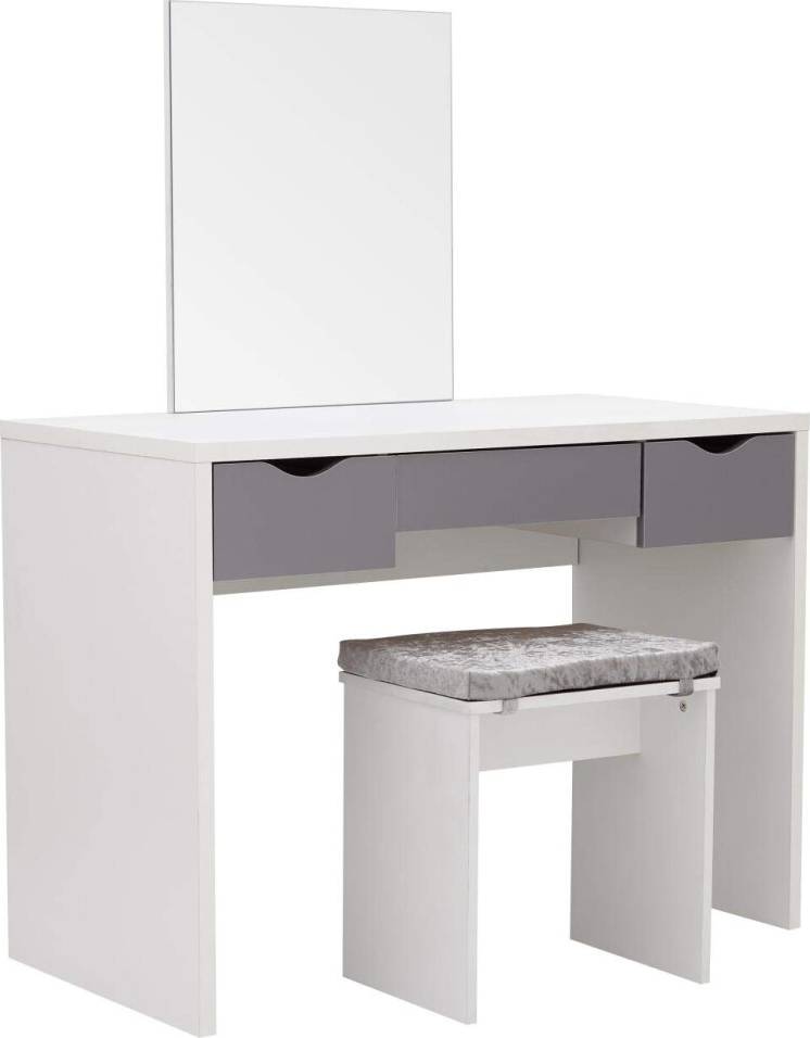 GFW Elizabeth Dressing Table Set White Dressing Table
