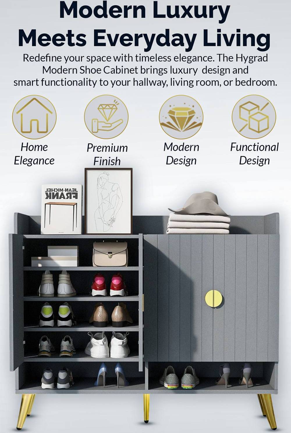 HYGRAD Built To Survive Shoe Cabinet Shoe Rack