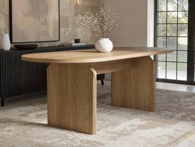 Solace+Co Varm Extendable Dining Table Brown Dining Table