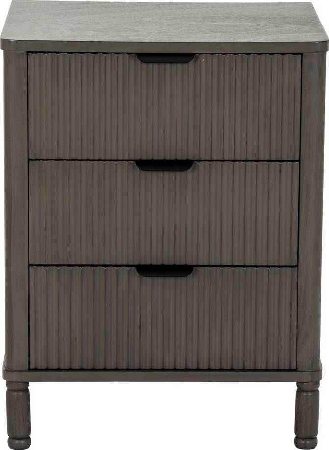 Hill Interiors Reed Collection 3 Drawer Bedside Table Bedside Table