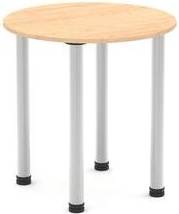 Impulse 600mm Round Table Maple Top Table