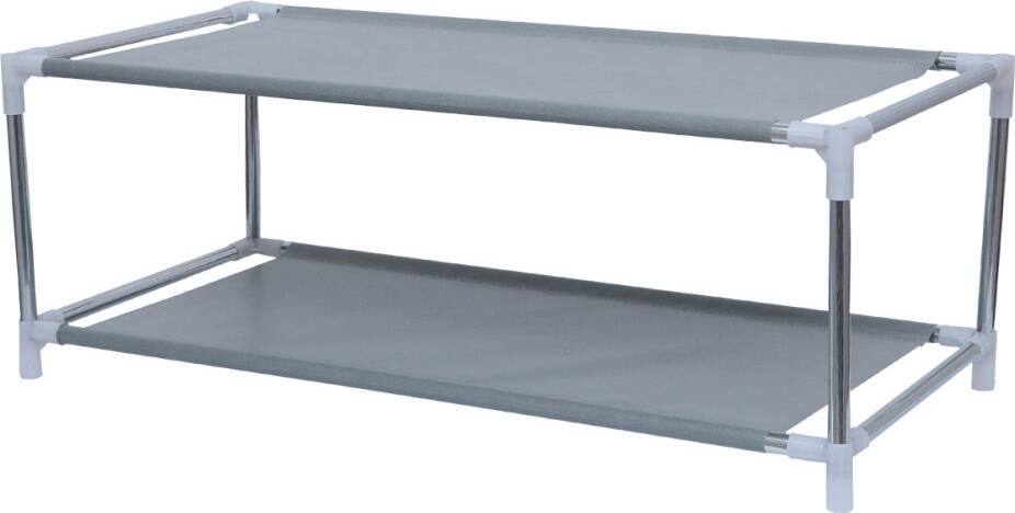 Artibetter Metal Shoe Rack Double Layer Shoe Rack