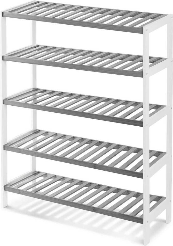Keplin 5 Tier Natural Bamboo Shoe Rack Shoe Rack