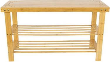 Shoe bench B&Q 3-Tier Wooden Shoe Bench Rack Shoe Rack