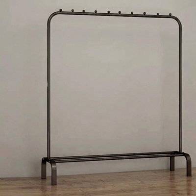 B&Q Heavy Duty Metal Clothes Rail Rack With Storage Shelf Clothes Rack