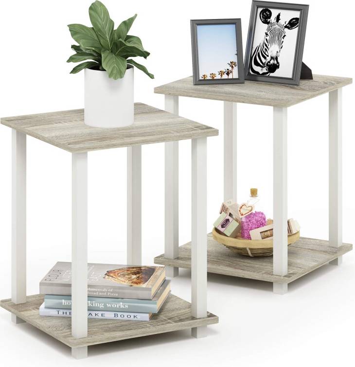 Furinno Simplistic Side Table Set 2 Bedside Table 2pcs