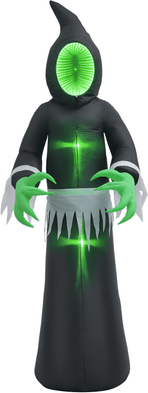 Inflatable halloween decorations Alvantor Inflatable Halloween Decorations 8ft Blow Up Ghost Display LED Light
