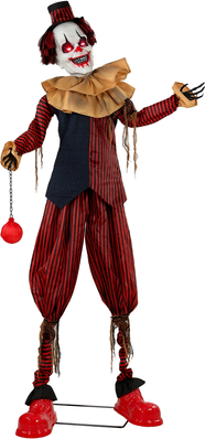Halloween decor Alvantor Large Inflatable Halloween Decorations Clown LED Yard Decor