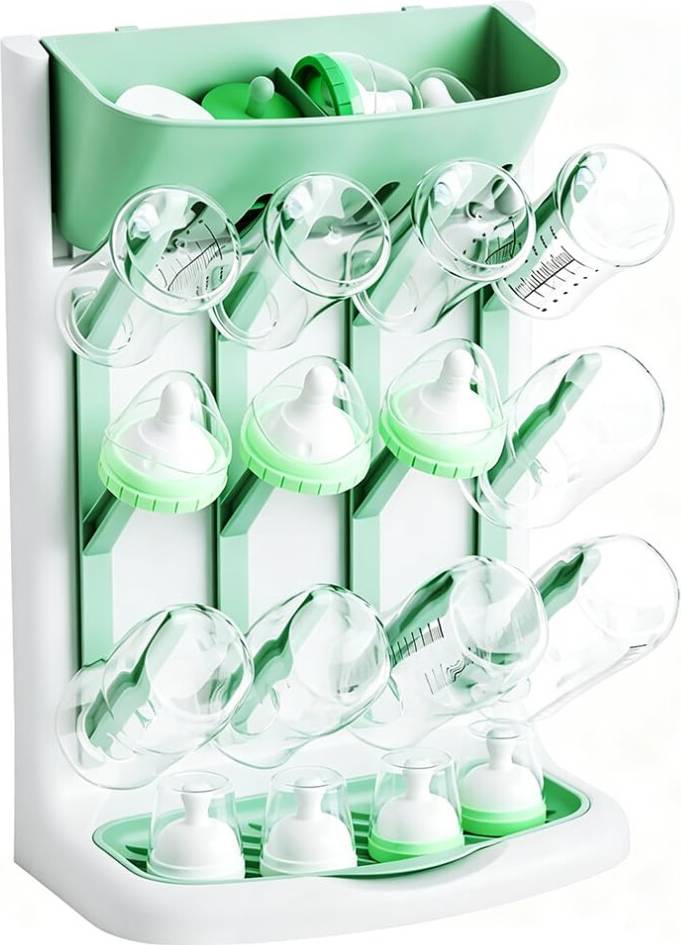 Bottle rack Removable Vertical Baby Bottle Drying Rack
