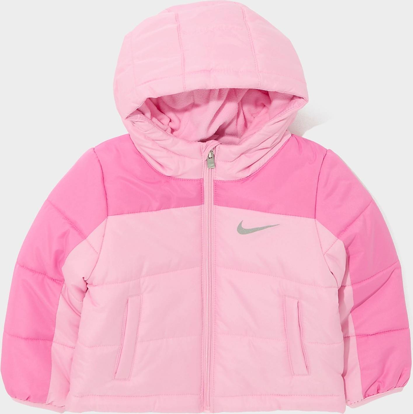 Nike Girls Colour Block Baffle Jacket Infant - Rosa