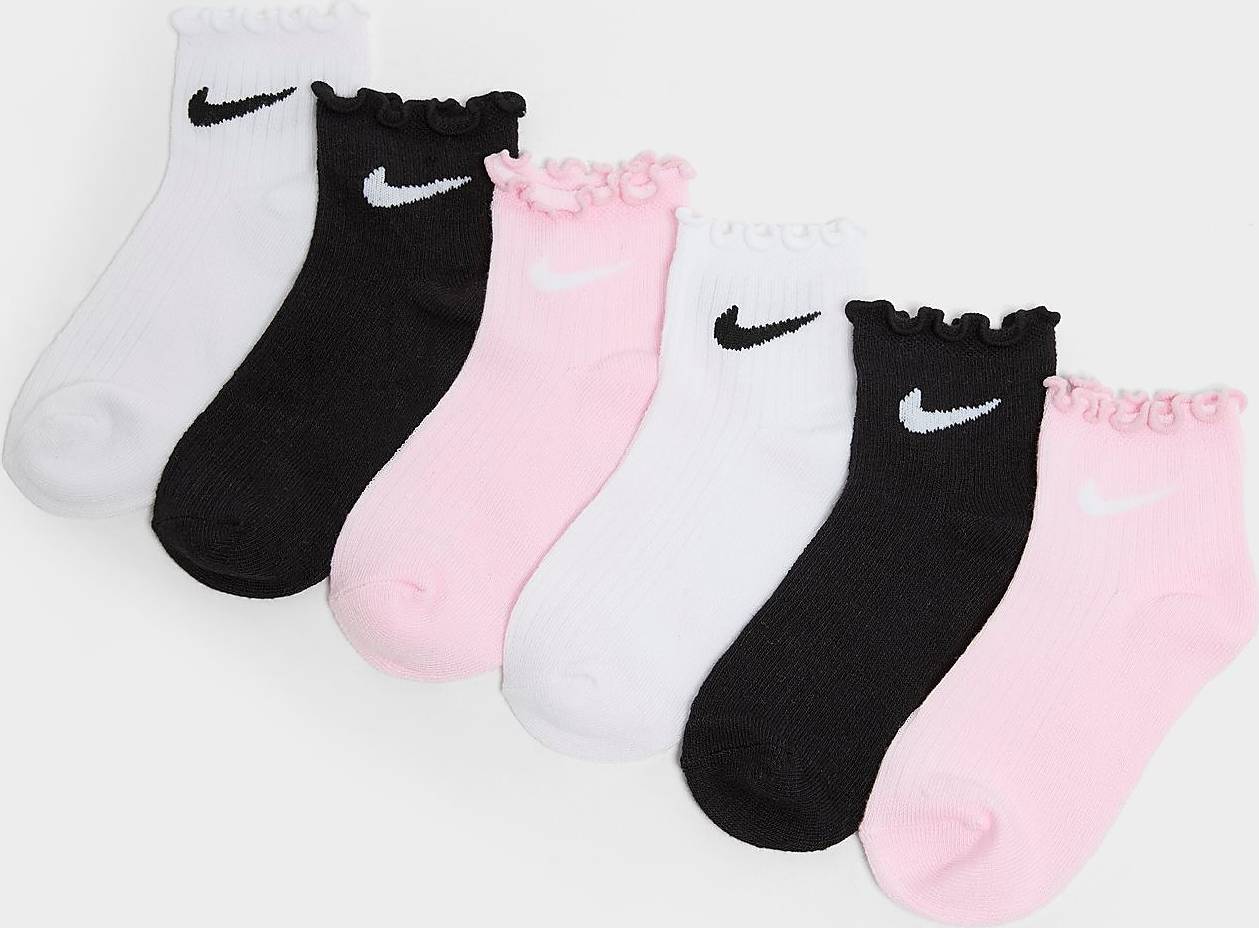 Nike 6-Pack Ruffle Ankle Socks Junior - Multifärgad