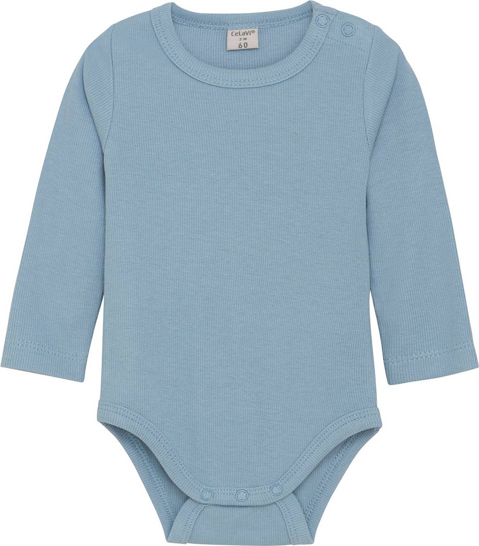 CeLaVi Body L/ä Rib - Dusty Blue